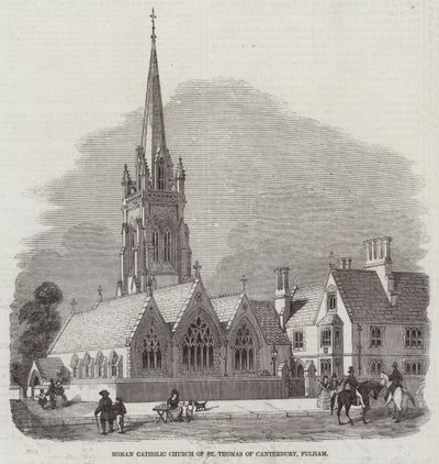 Roman Catholic Church of St Thomas of Canterbury, at Fulham by English School